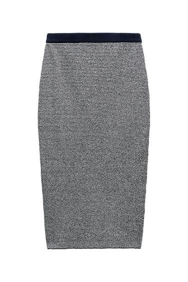 CUTWORK PENCIL SKIRT