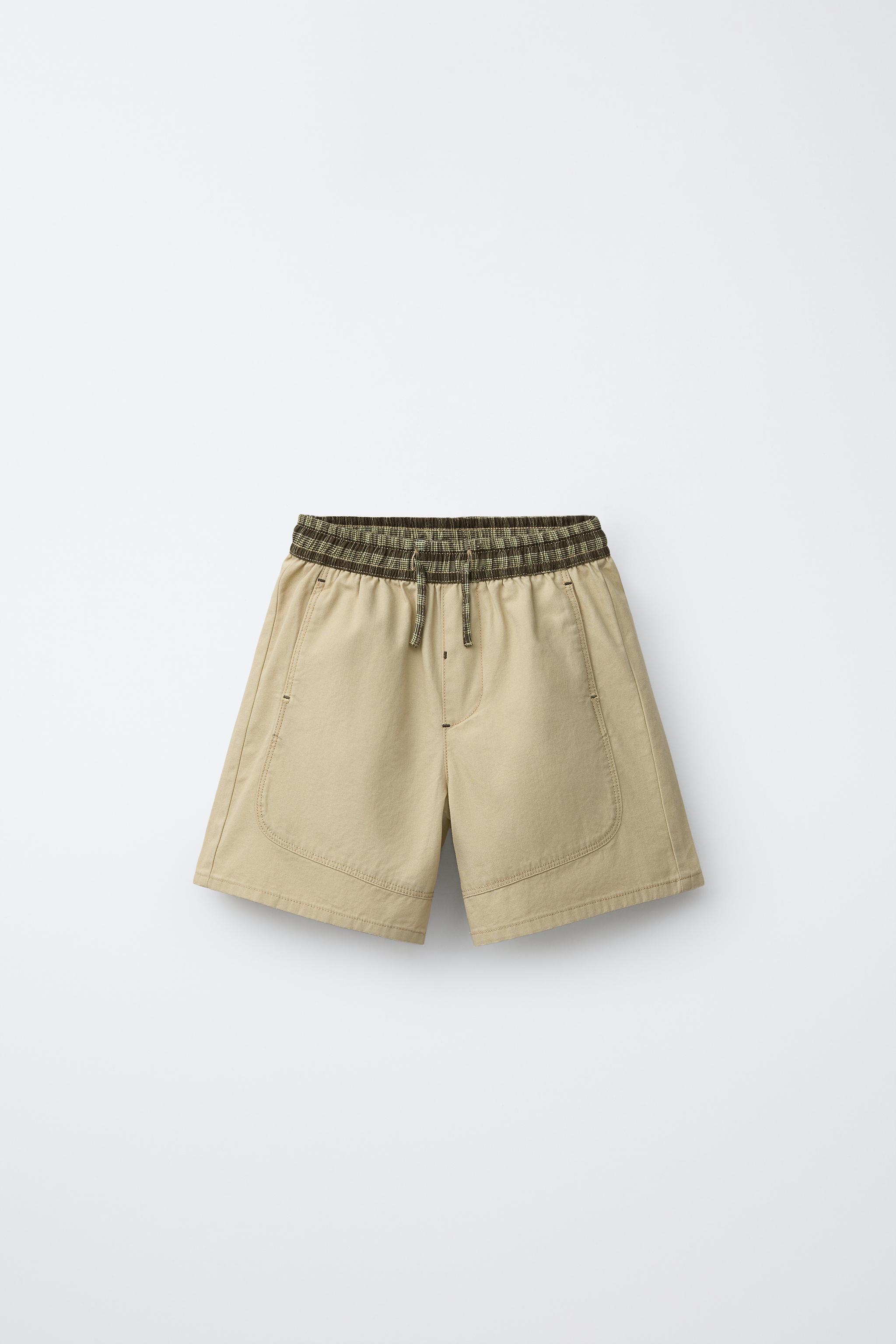SHORT EN TOILE
