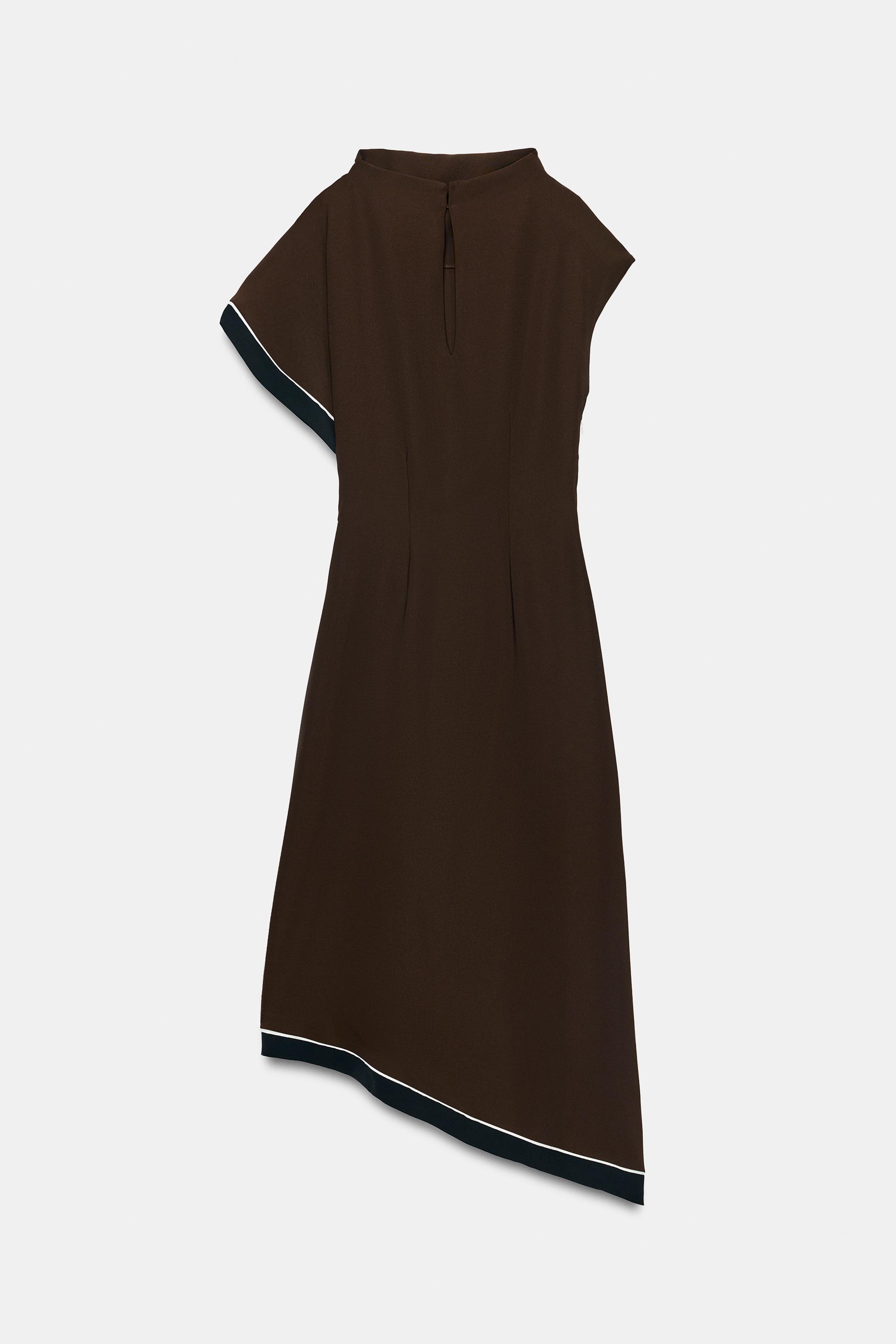 ASYMMETRIC MIDI DRESS