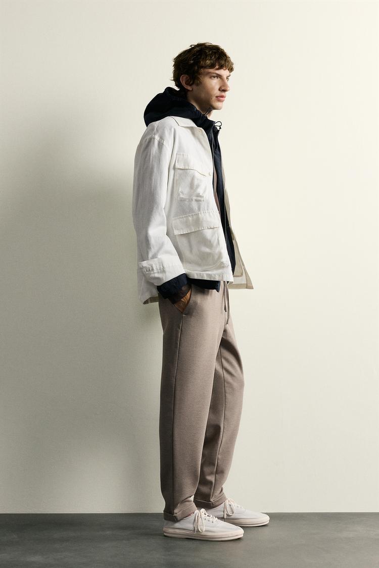 Pantalones jogger de cintura fácil cuidado 4