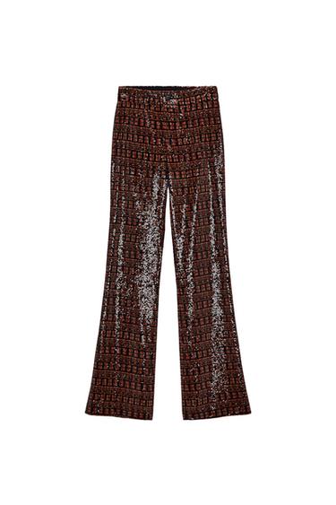 SEQUINNED TROUSERS