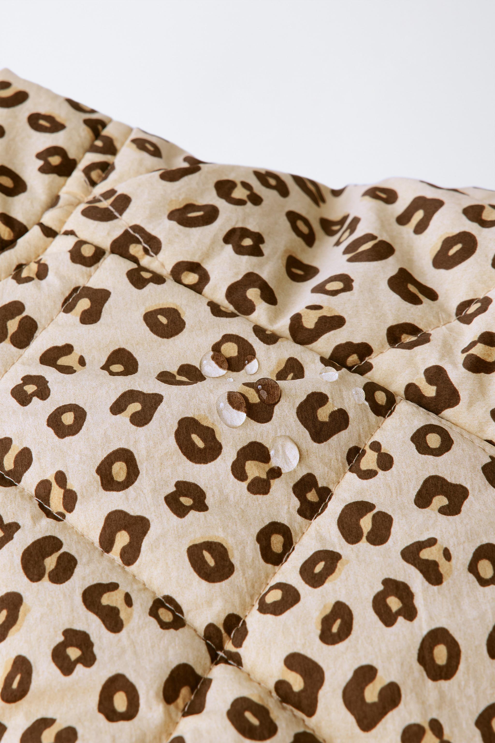 BLOUSON MATELASSÉ ANIMAL PRINT