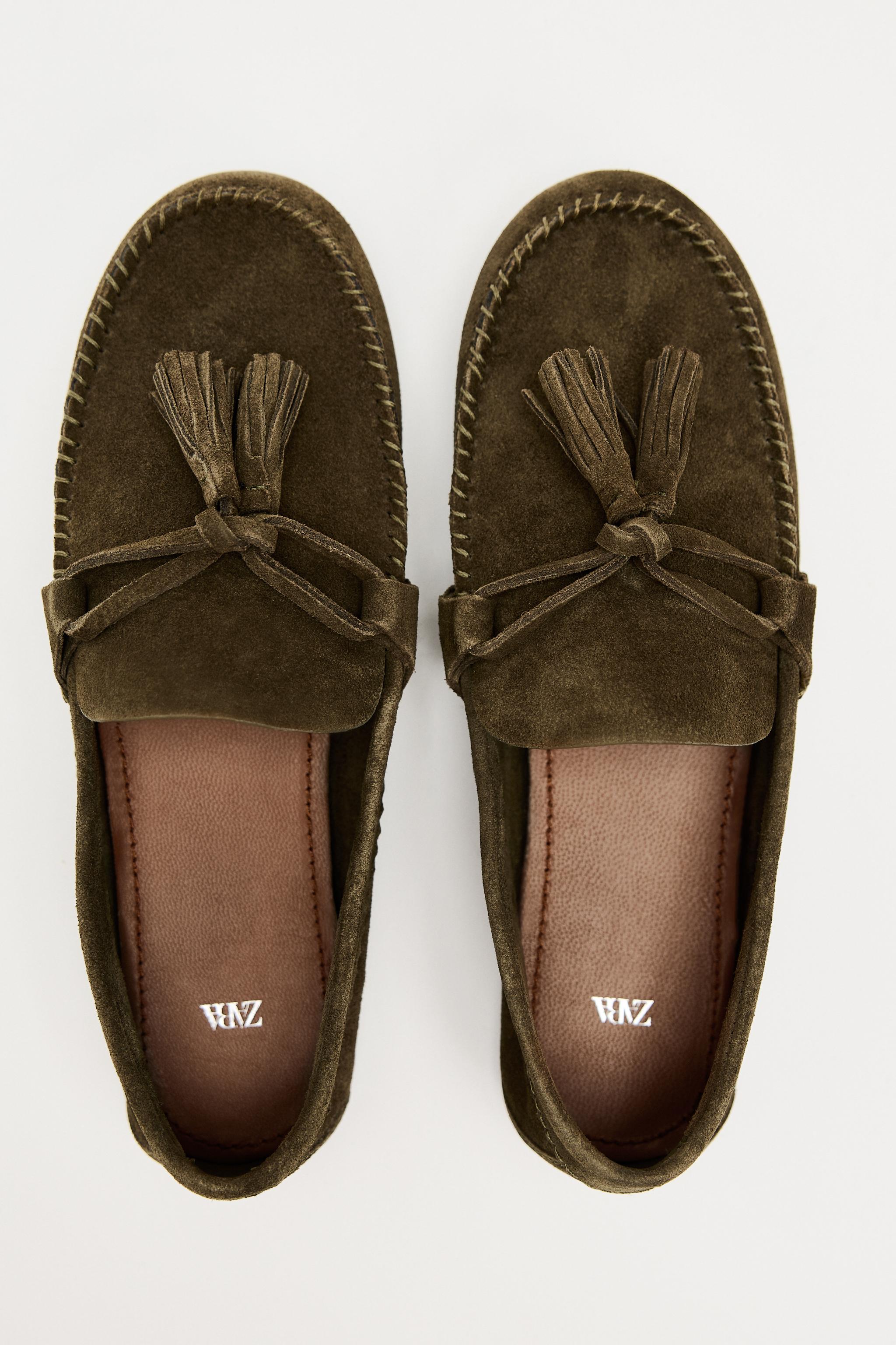 Zara loafers 2024 with tassels