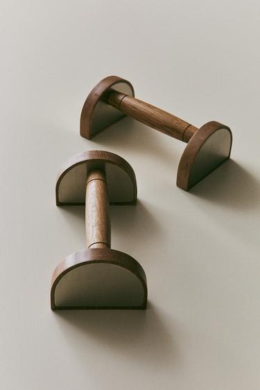 PACK OF OAK WOOD PUSH-UP BARS (PACK OF 2) - P by Zara - Image 5