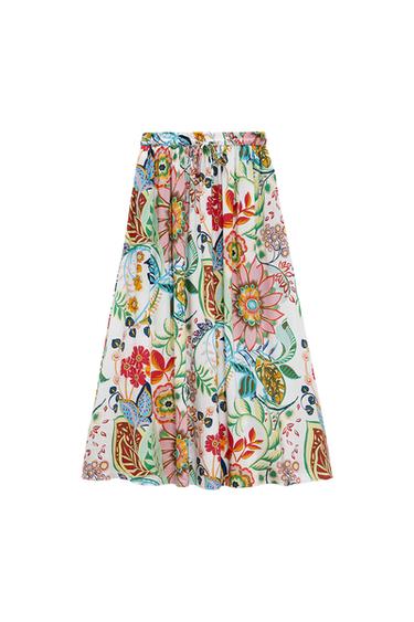 FLORAL PRINT SKIRT