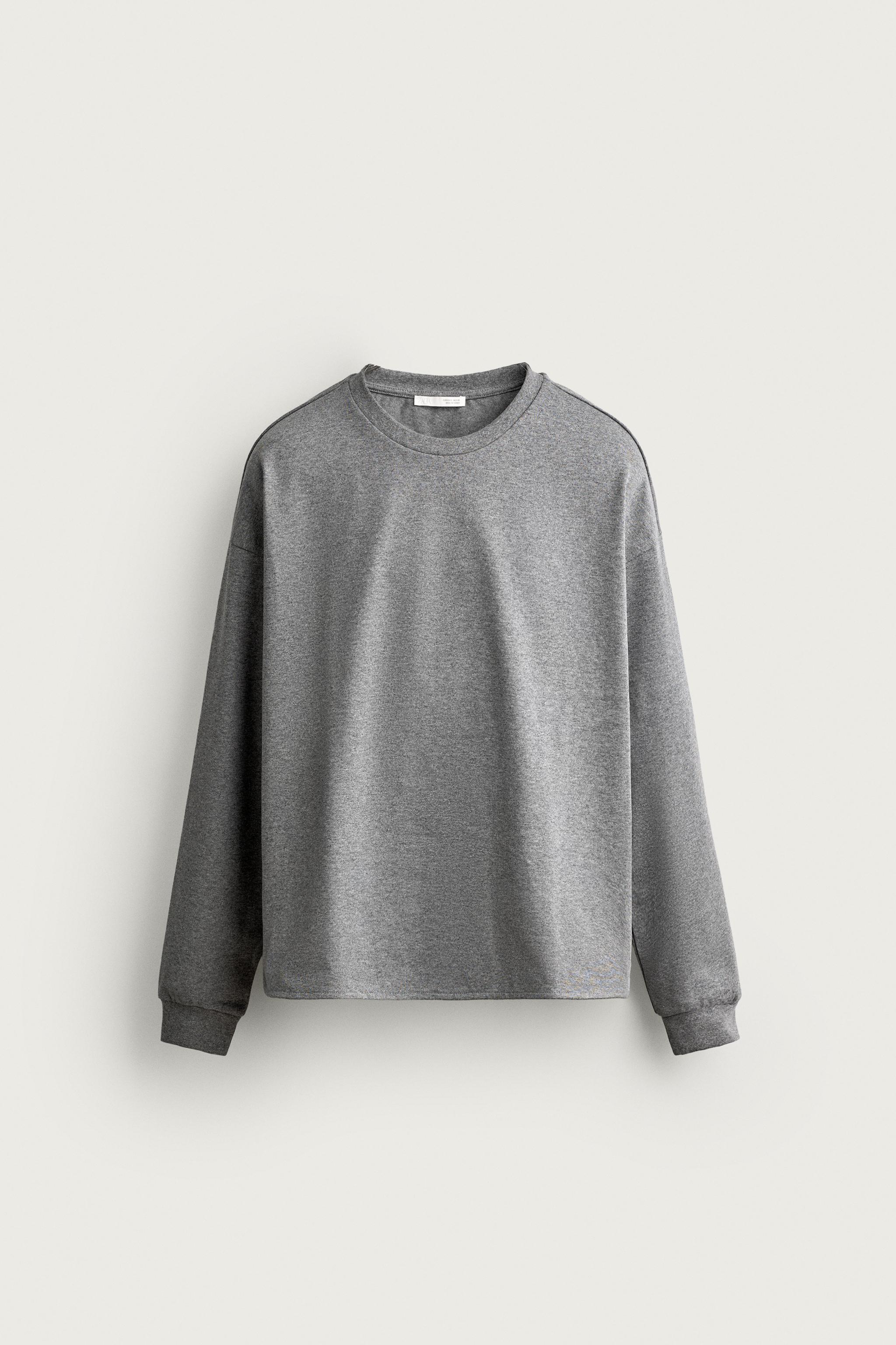 Zara RELAXED FIT YIRTMAÇLI T-SHIRT görsel 8