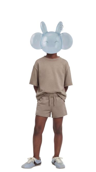 Zara SPORTSKA MAJICA ISPRANOG IZGLEDA – crvenkastosmeđa