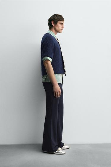 PANTALON COUPE ÉVASÉE HARRY LAMBERT FOR ZARA X DISNEY - Bleu marine de Zara - Image 3