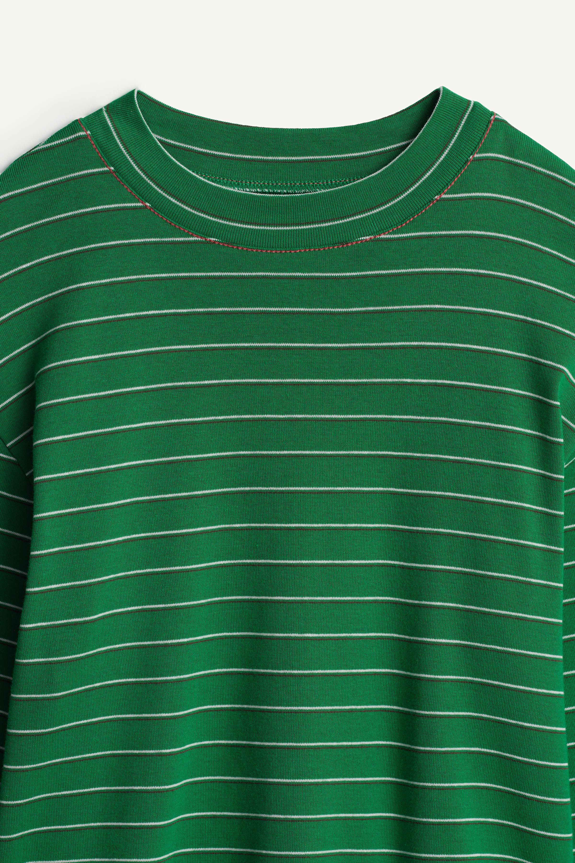LIMITED EDITION STRIPED TOPSTITCH T-SHIRT