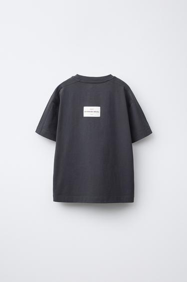 LABEL NUMBER T-SHIRT - Anthracite grey by Zara - Image 1