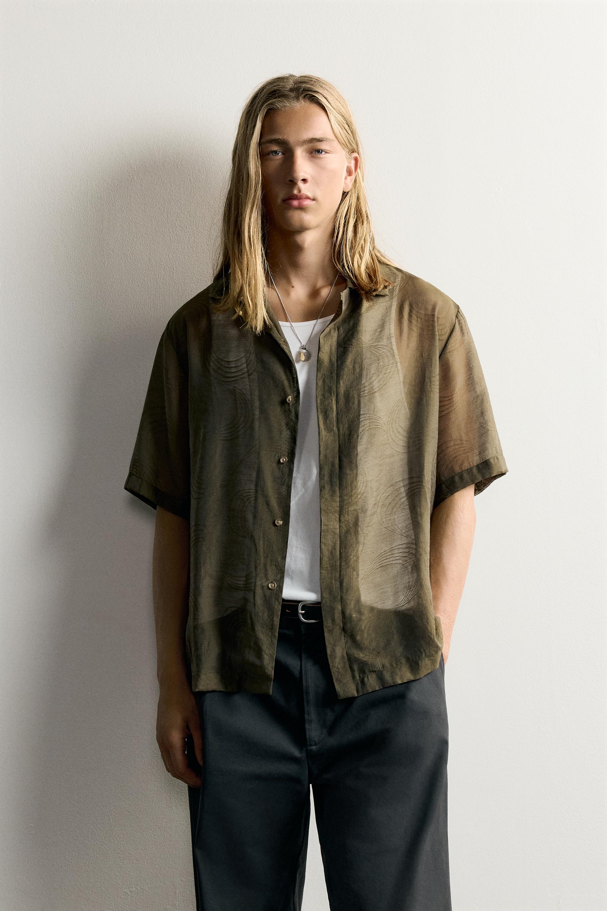 FLUID JACQUARD SHIRT