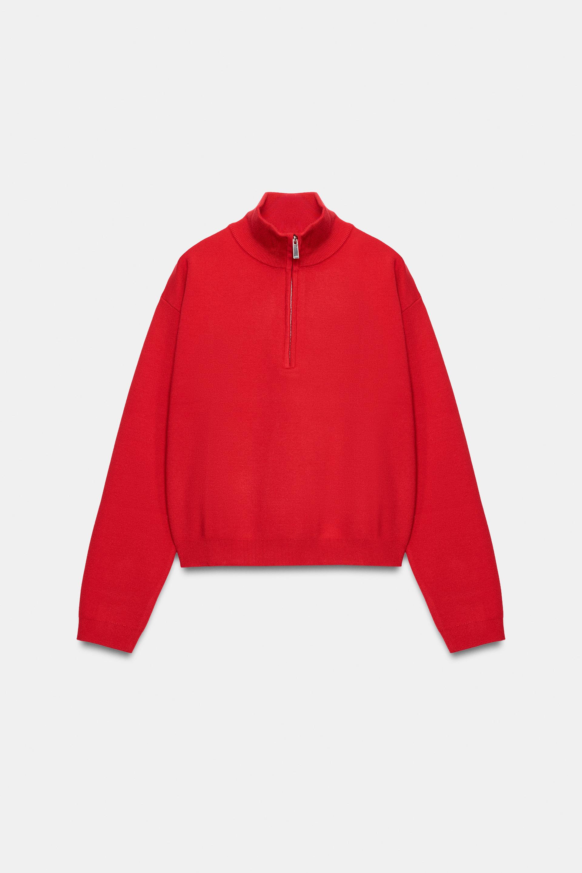 ZIP-UP KNIT SWEATER thumbnail 7