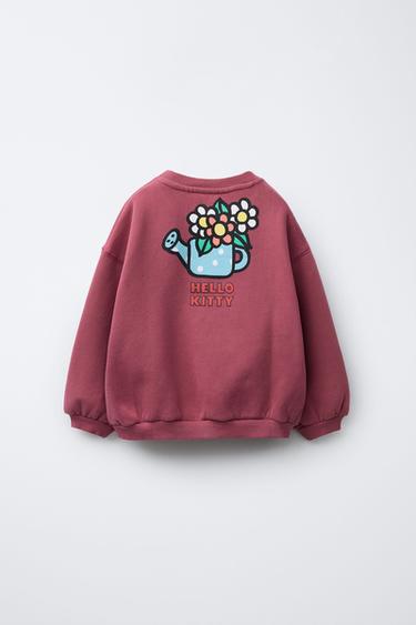 HELLO KITTY © SANRIO PRINT SWEATSHIRT - Dark pink by Zara - Image 1