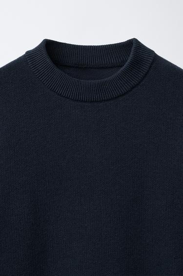 PLAIN KNIT JUMPER - Grey / Blue by Zara - Image 3