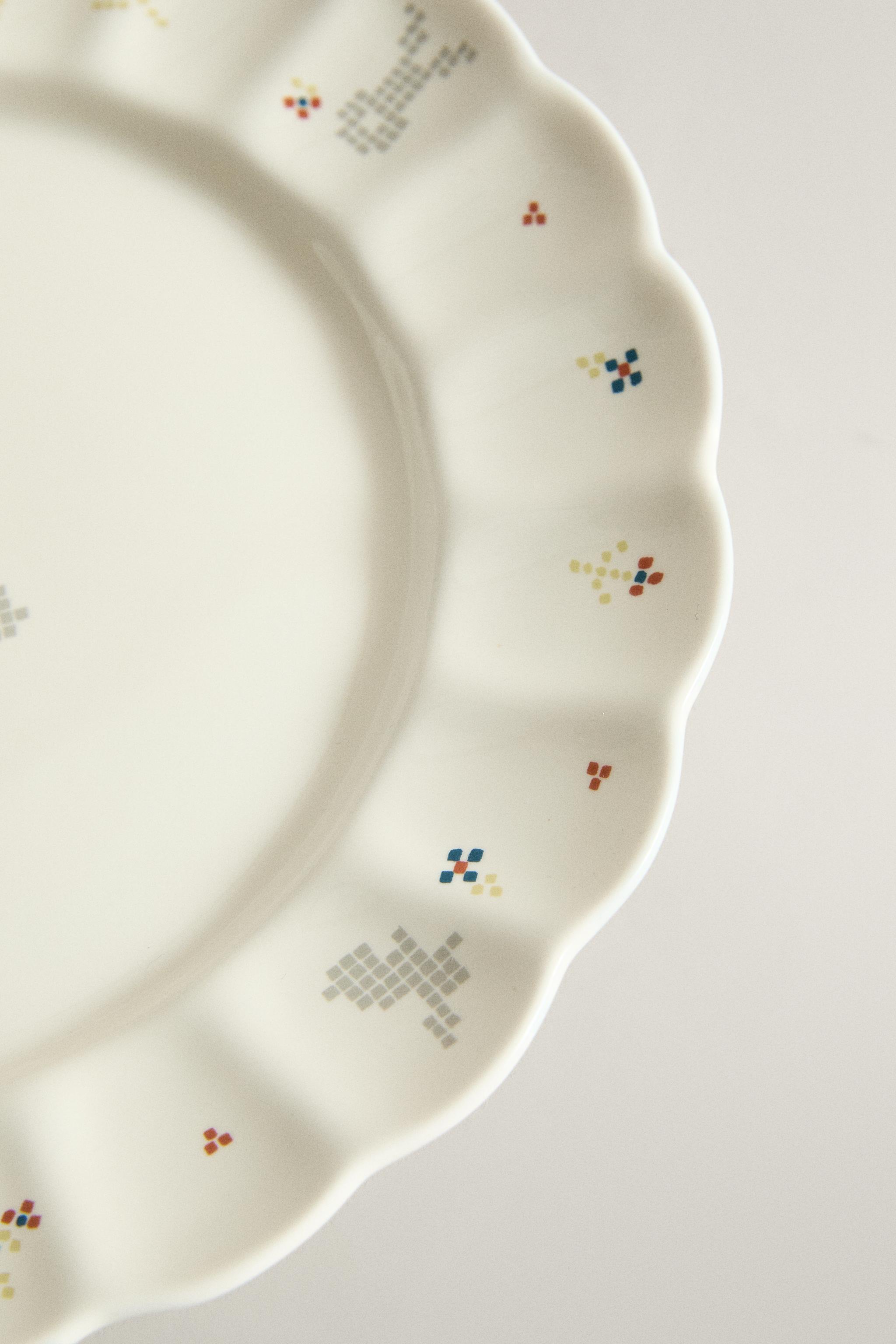 KIDS' BUNNY PORCELAIN PLATE