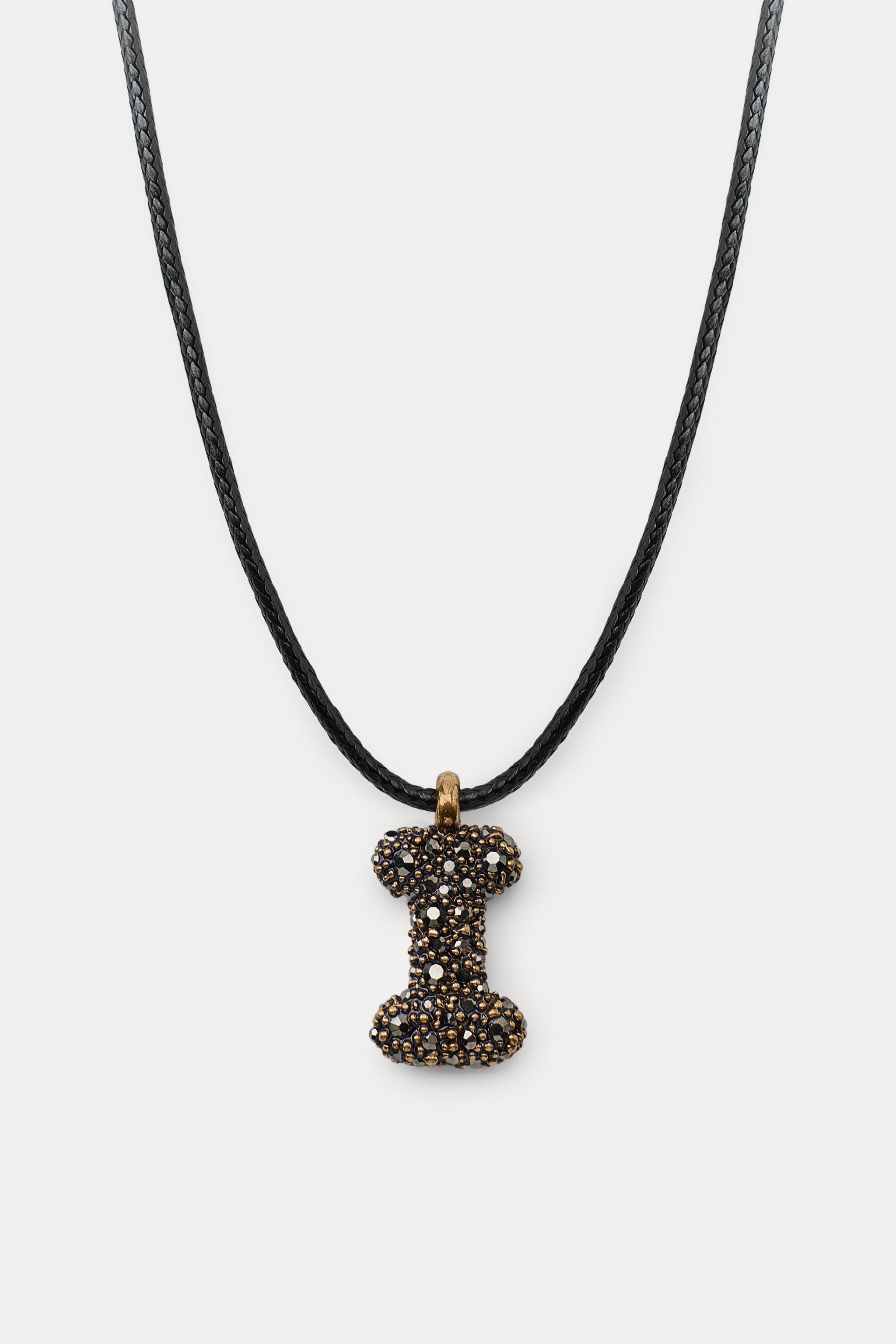 LETTER CORD NECKLACE