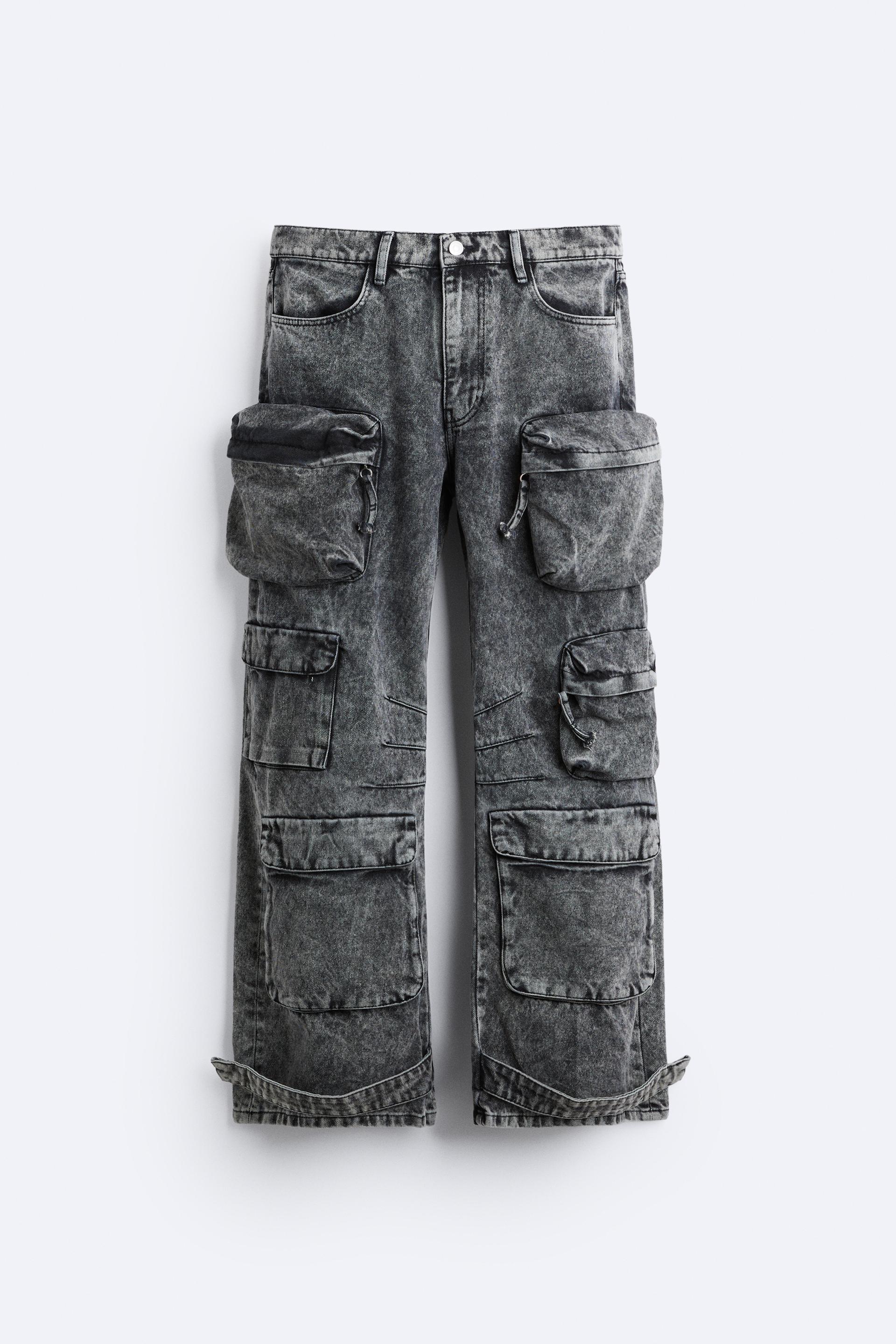 Zara Utility Cargo Jeans