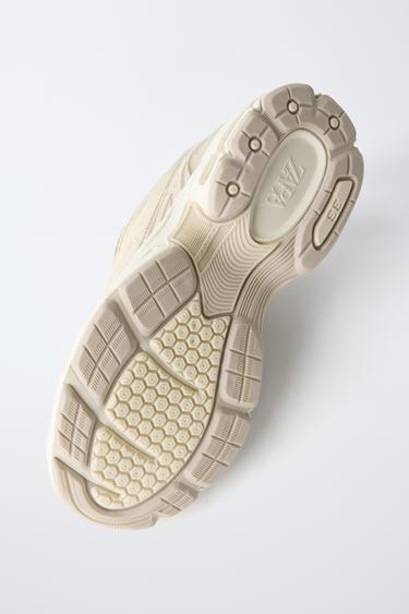MESH TRAINERS - Sand Brown by Zara - Image 7
