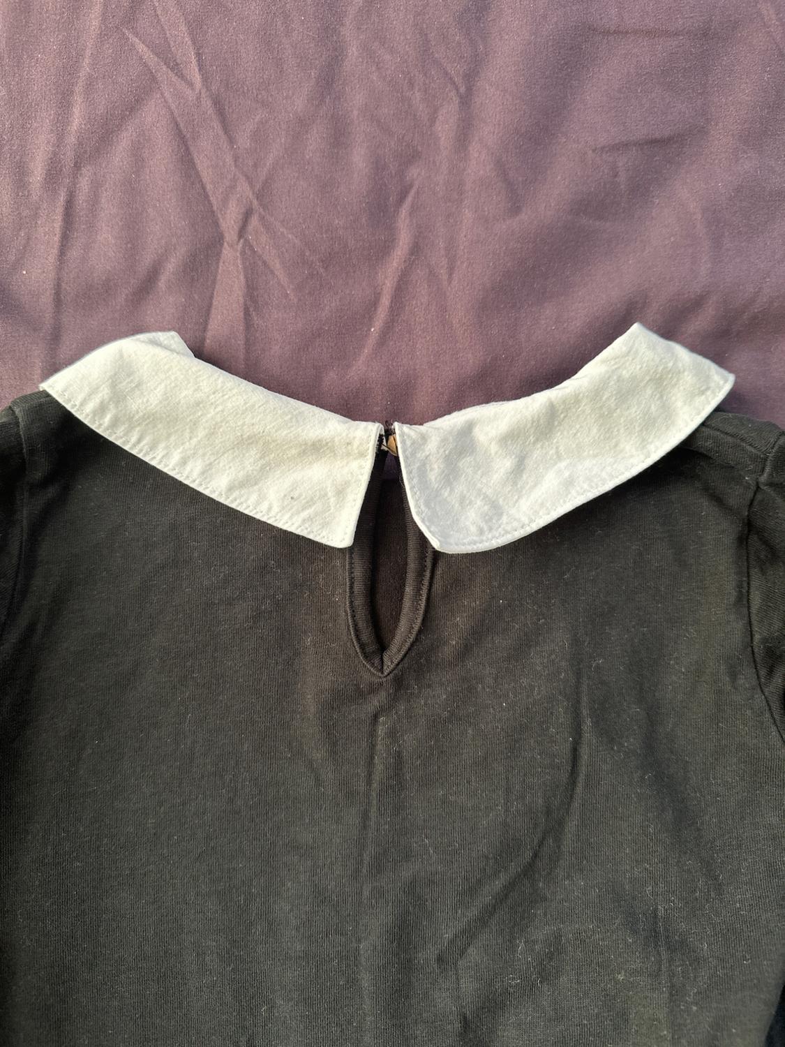 T-SHIRT WITH PETER PAN COLLAR - Image 4