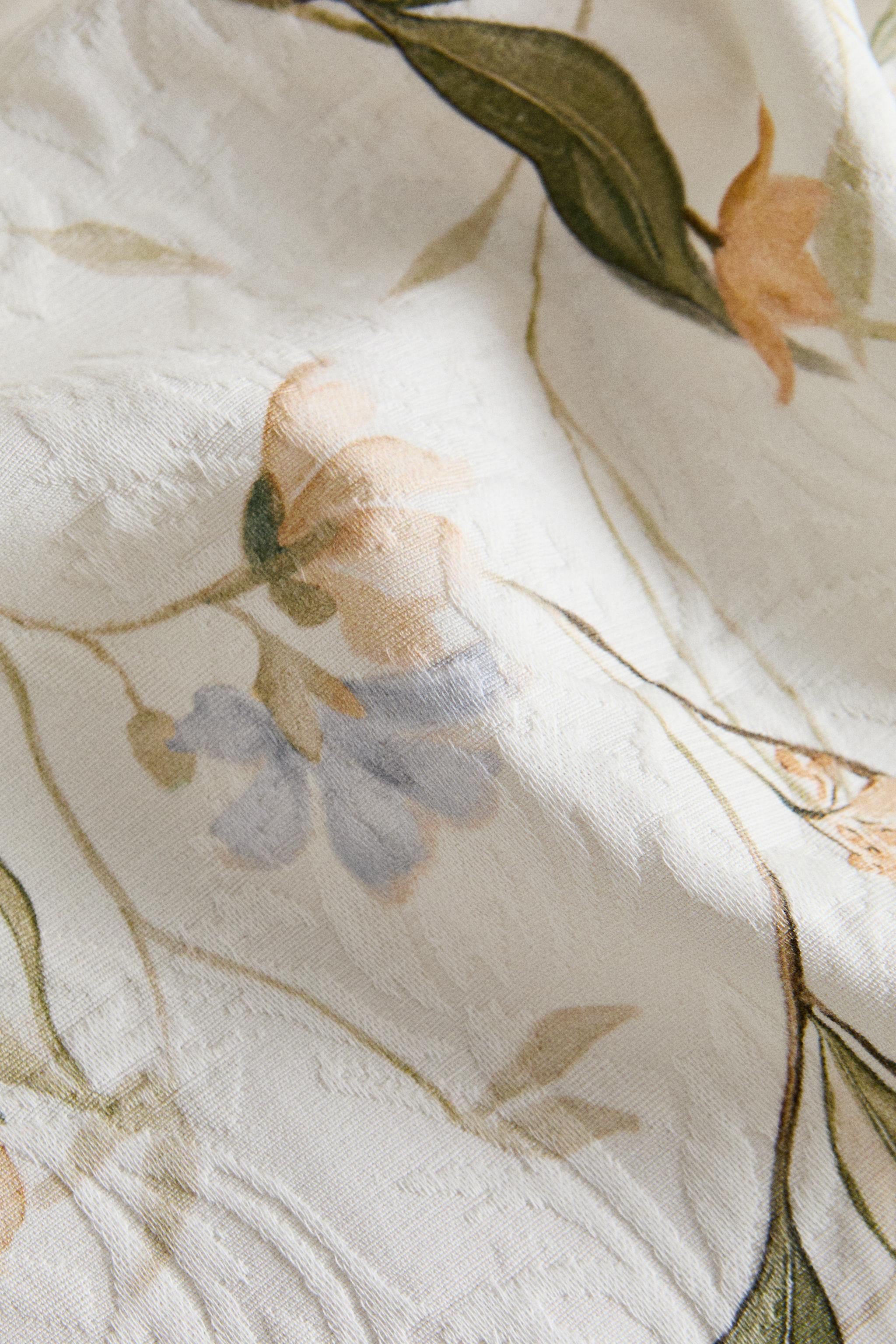 SERVIETTE DE TABLE JACQUARD ET IMPRIMÉ ARBRE FRUITIER