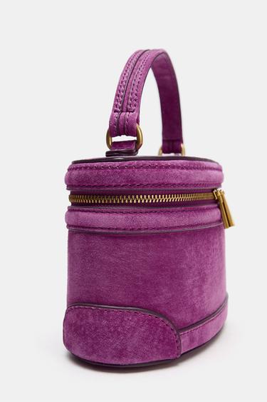 SAC VANITY CUIR - Violet de Zara - Image 6