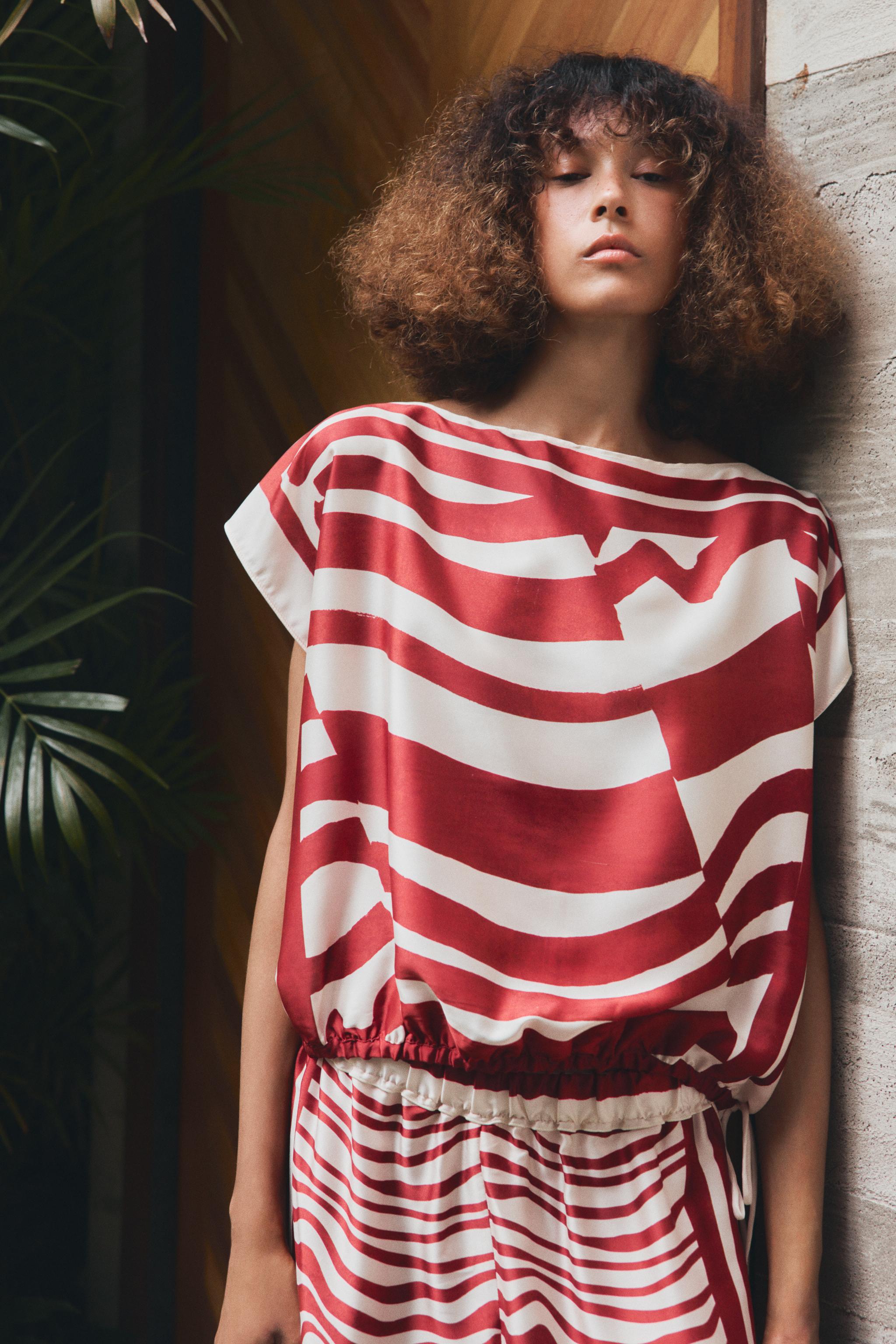 CONJUNTO DE CAMISA E CALÇA ESTAMPADO ZW COLLECTION | ZARA Brasil