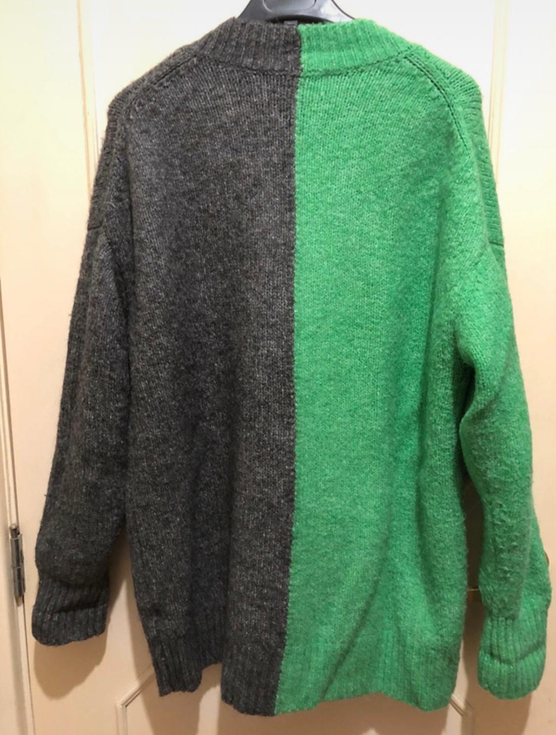 CONTRASTING KNIT CARDIGAN - Image 2