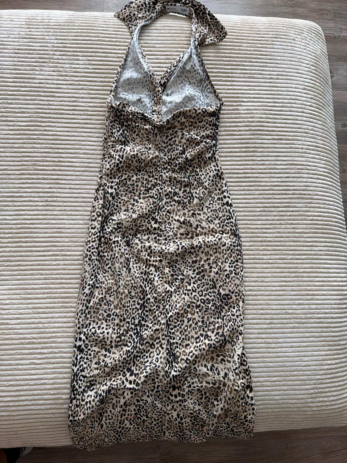 LEOPARD MIDI DRESS - Image 4