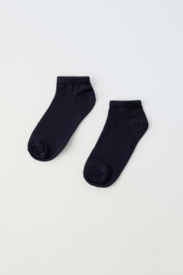 3-PACK OF BASIC ANKLE SOCKS - Grey marl by Zara