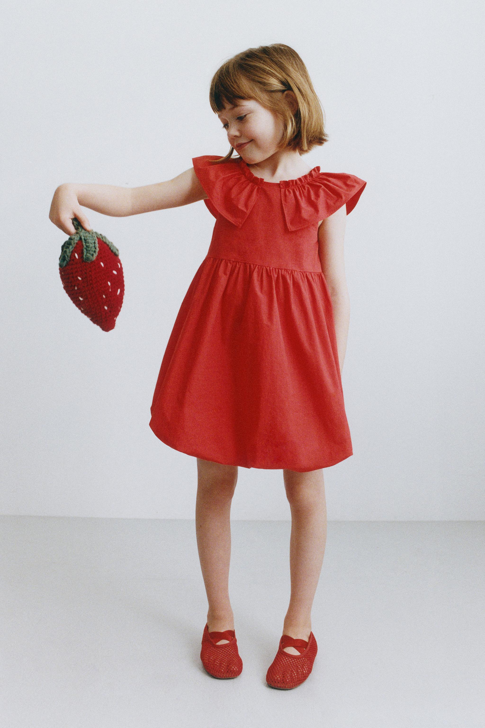 ROBE EN POPELINE EFFET BALLON