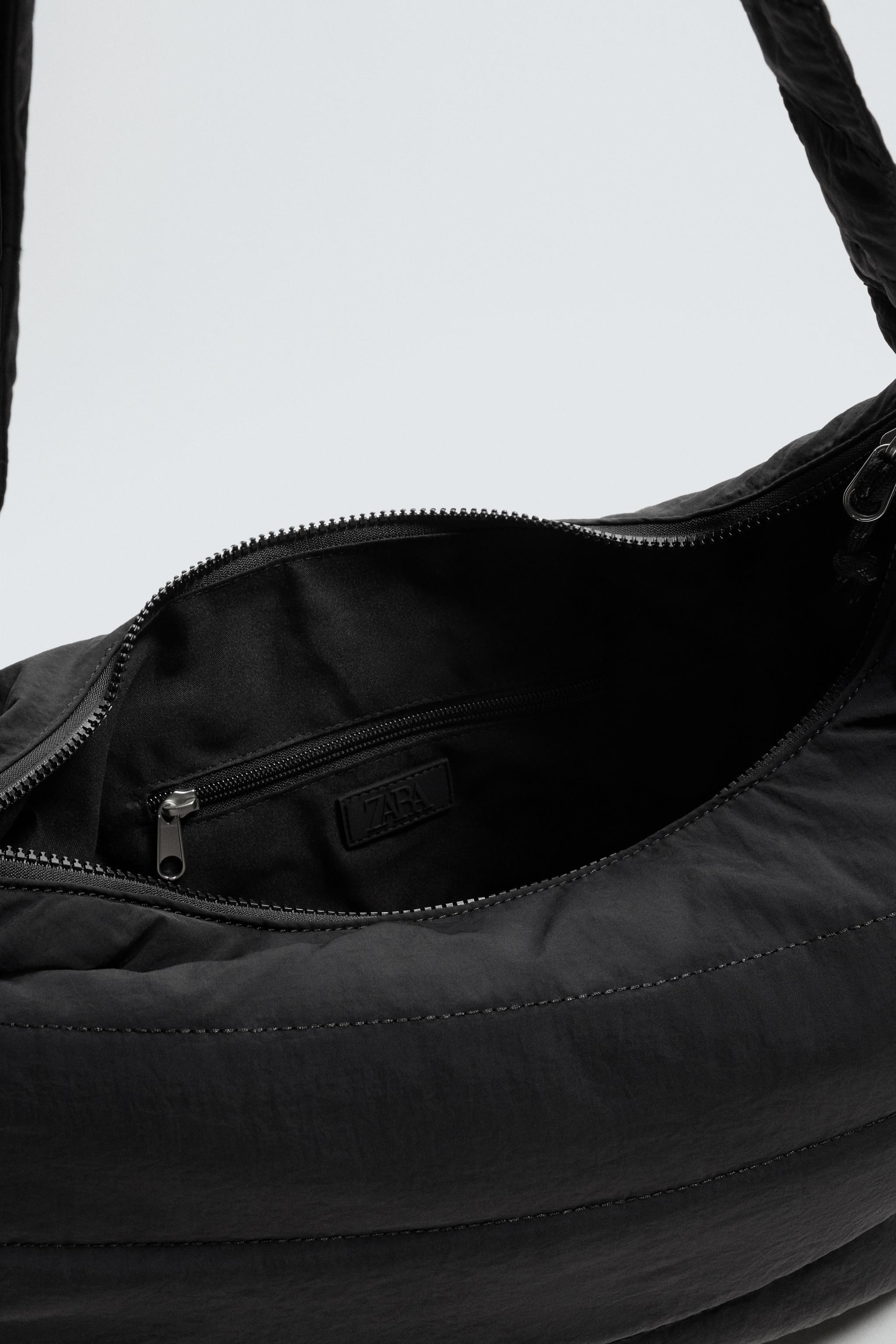 ZARA キルティングナイロンバッグ キルティングナイロンバッグ - ブラック | ZARA Japan / 日本