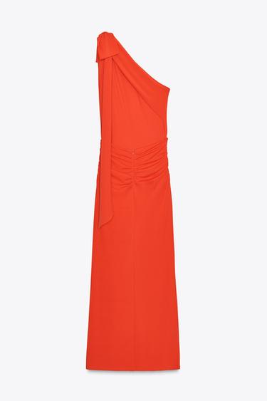 OPEN BACK LONG DRESS - Red / Coral by Zara - Image 5
