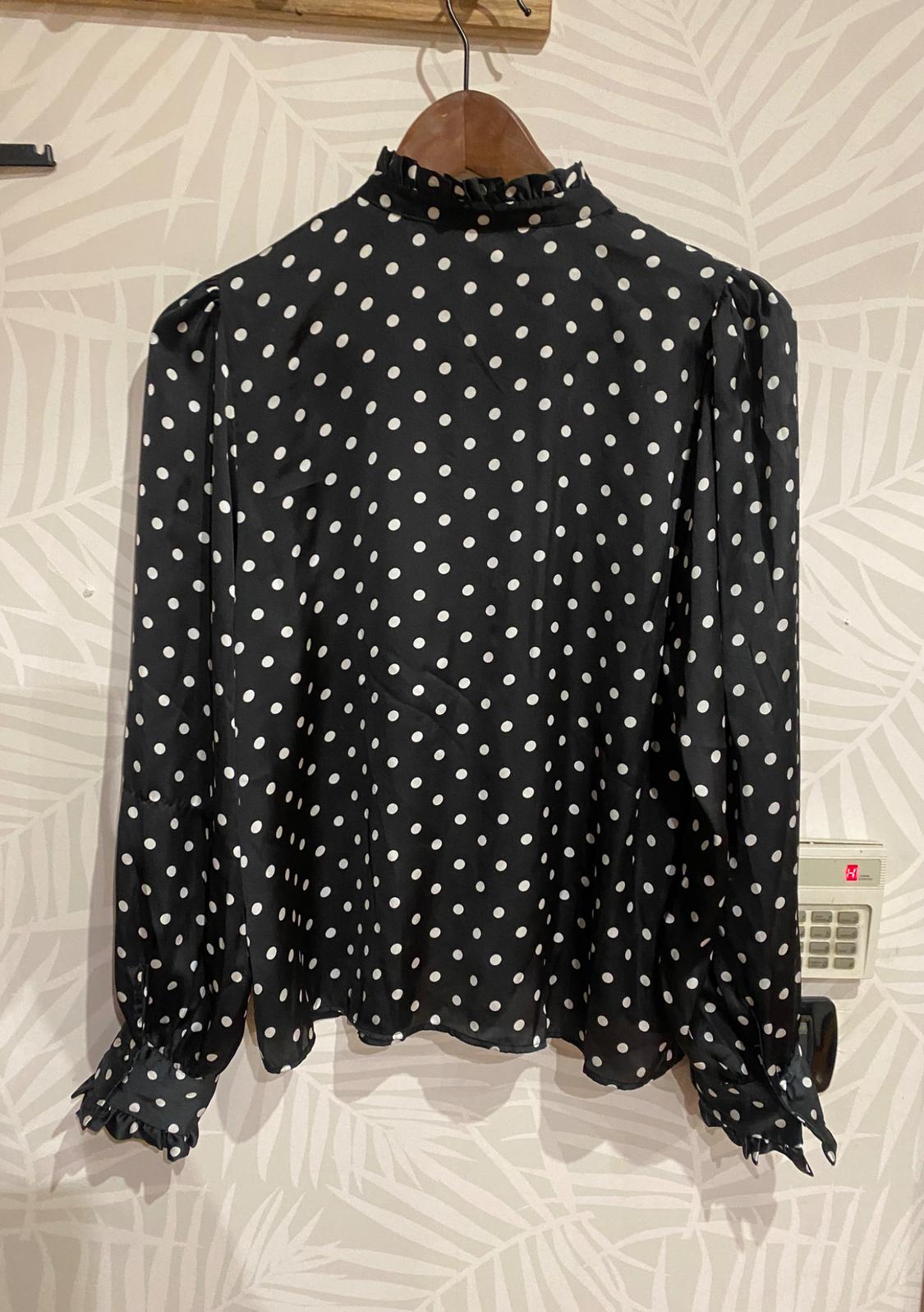 POLKA DOT SHIRT WITH RUFFLES - Image 2