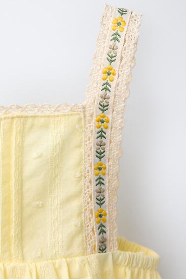 FLORAL PRINT TOP - Yellow by Zara