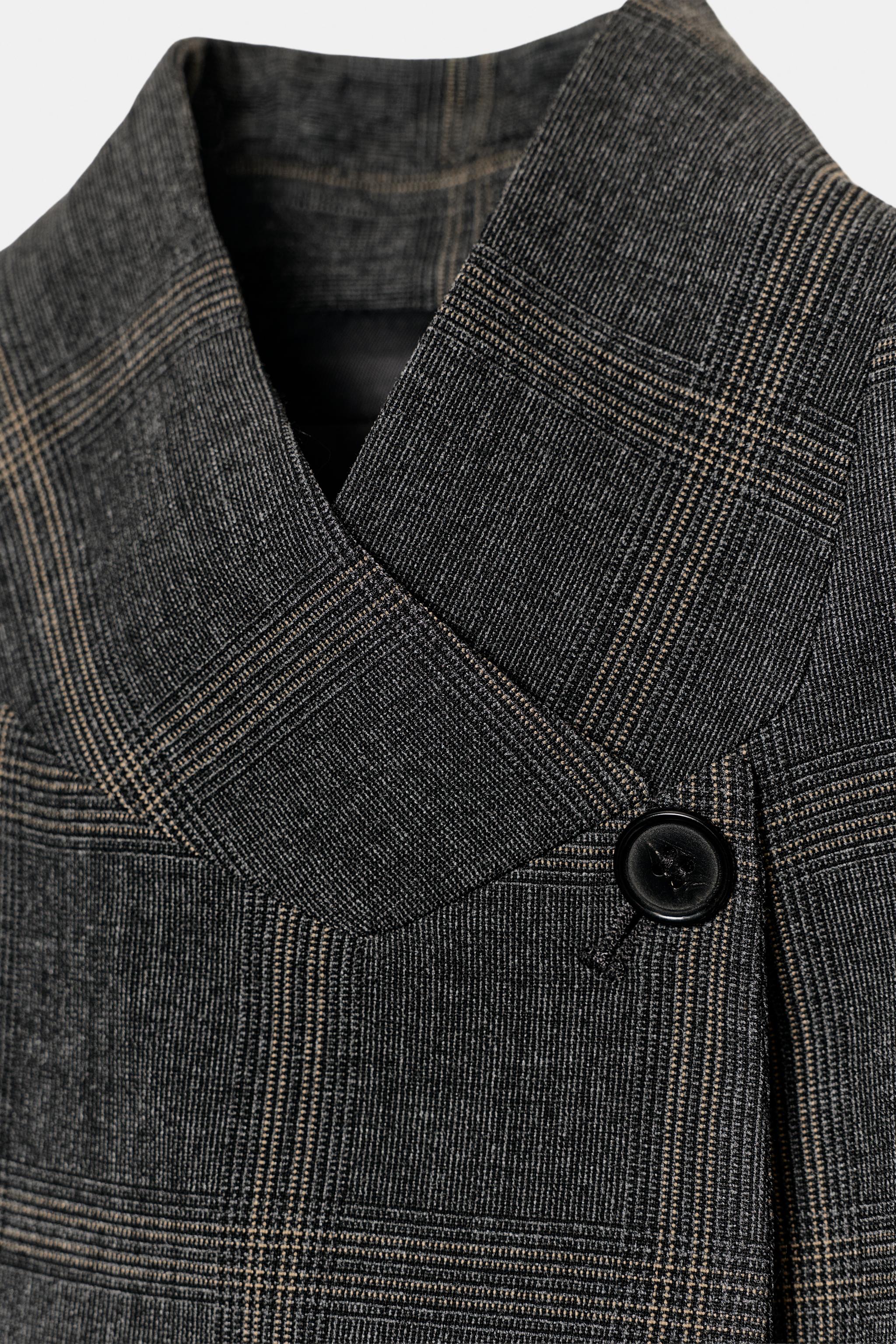 PLAID BLAZER ZW COLLECTION LIMITED EDITION