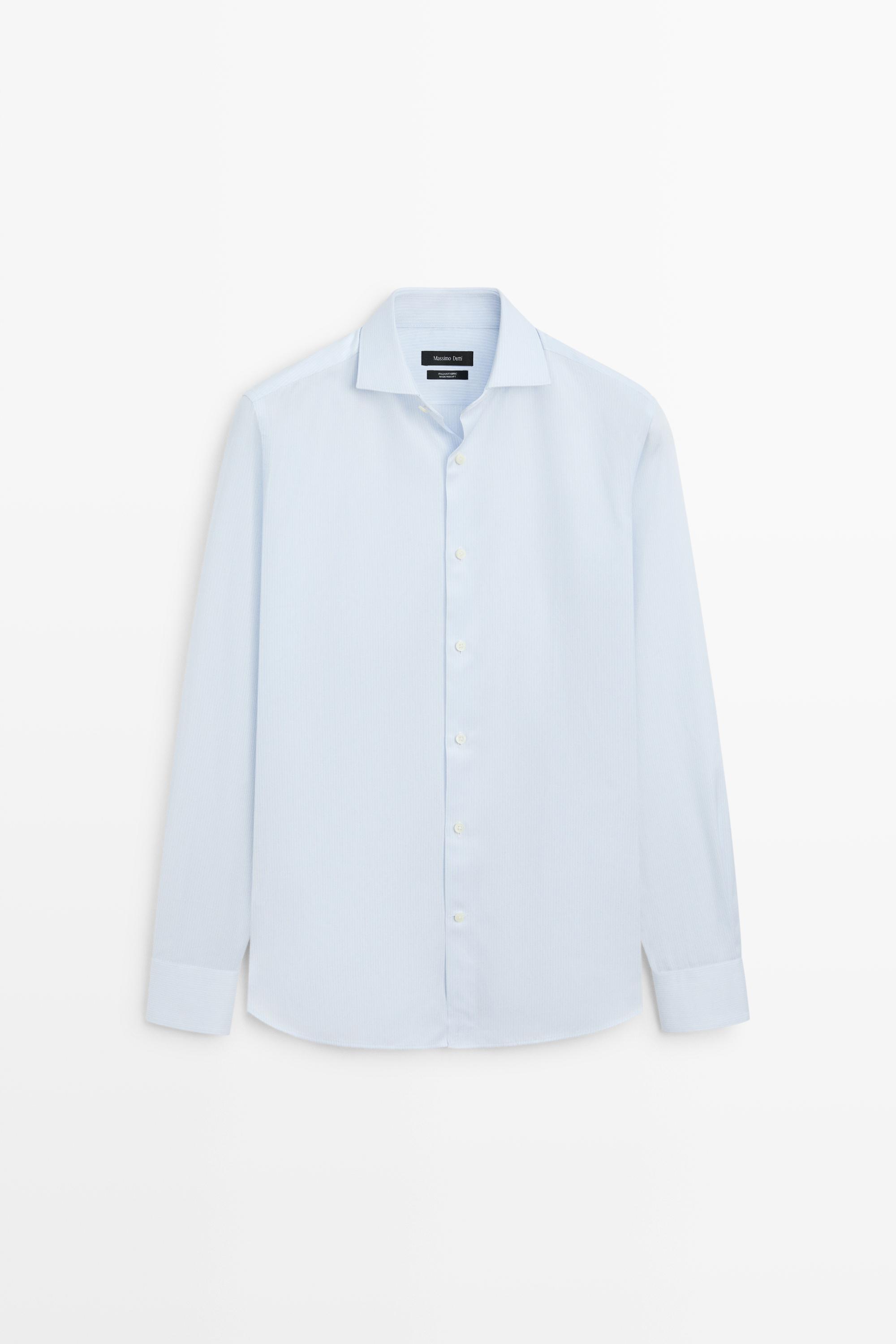 Slim fit 100% cotton shirt