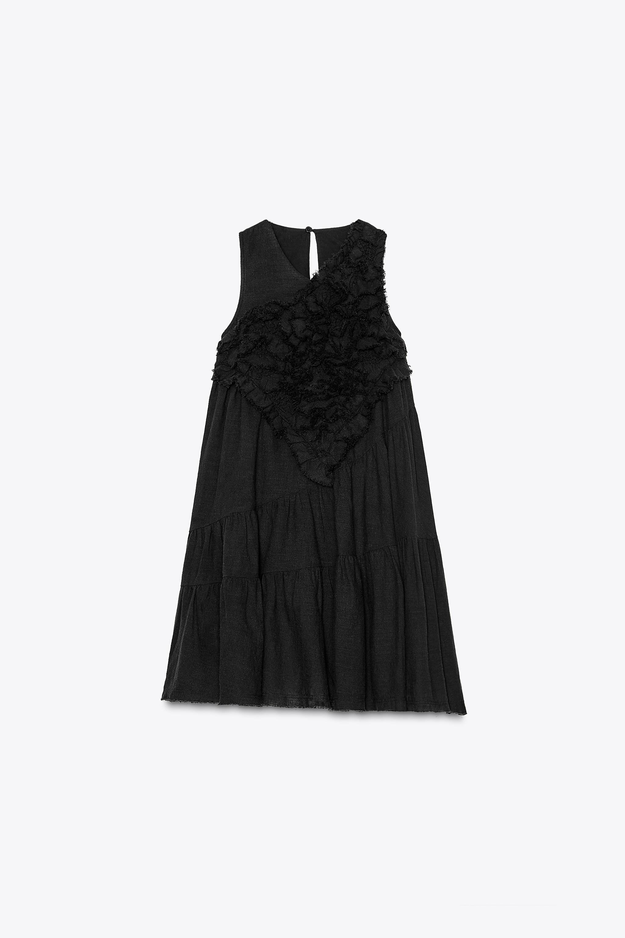 PANELED FULL CUT DRESS X FANGLU LIN - Black | ZARA United States