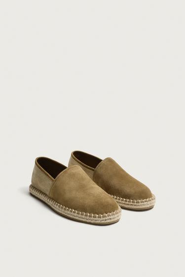 LEATHER MIX ESPADRILLES - Multicoloured by Zara