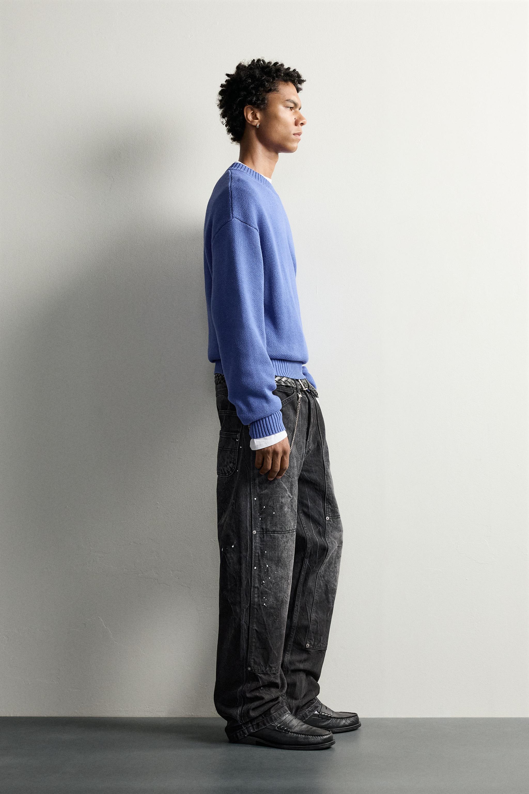 PULL COUPE DÉCONTRACTÉE 100% COTON