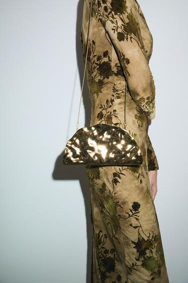 METALLIC RIGID MINAUDIÈRE - Golden by Zara