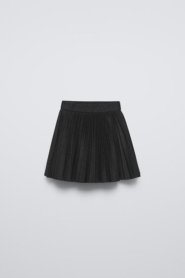 PLEATED SKIRT - Anthracite grey by Zara
