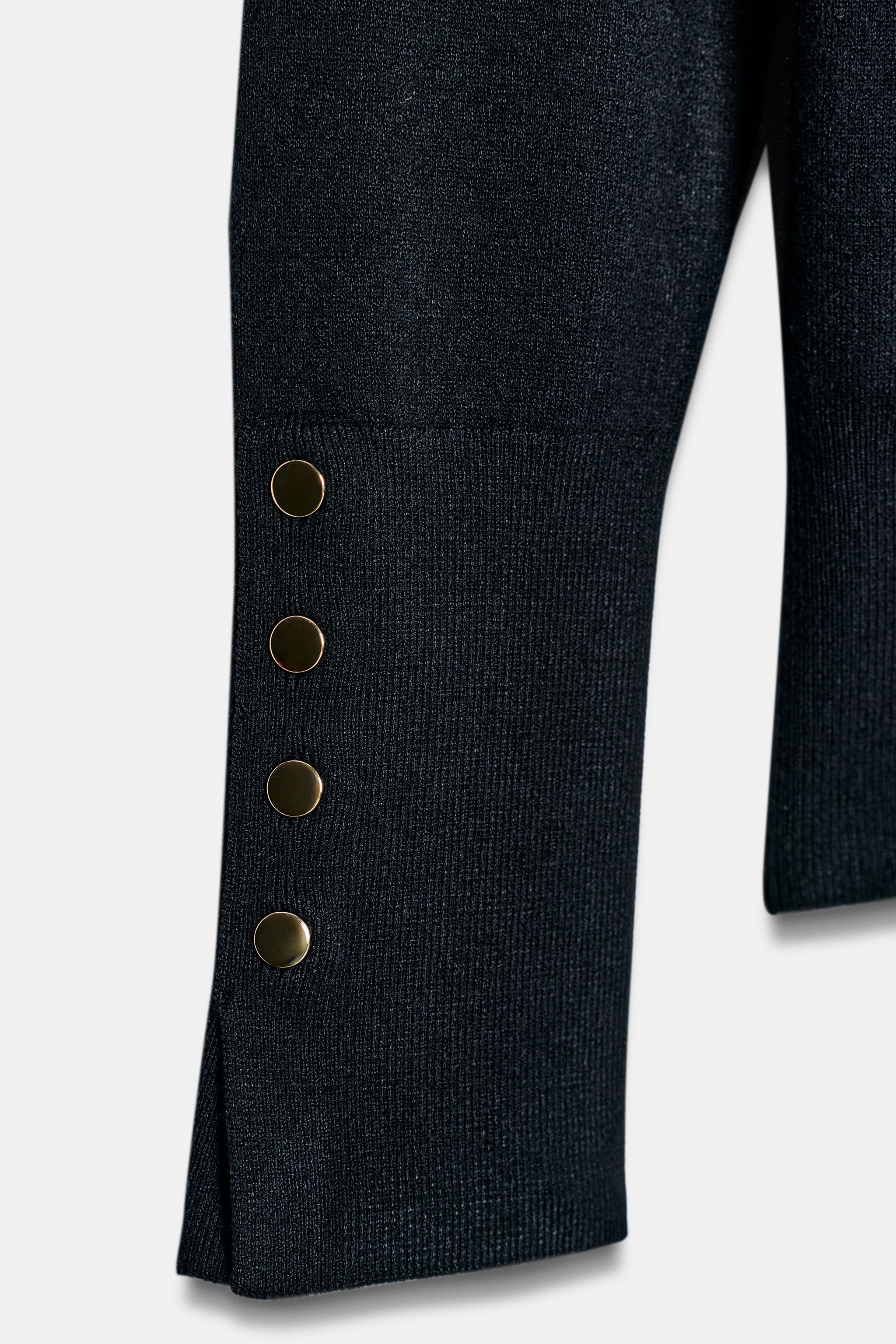 Женские свитеры Zara BASIC KNIT JUMPER — фото 10