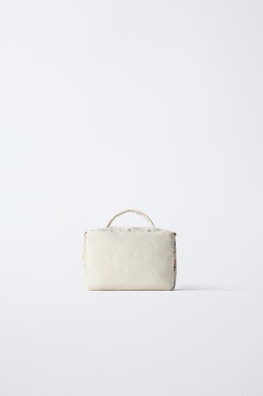 EMBROIDERED TOILETRY BAG - Ecru White by Zara - Image 4