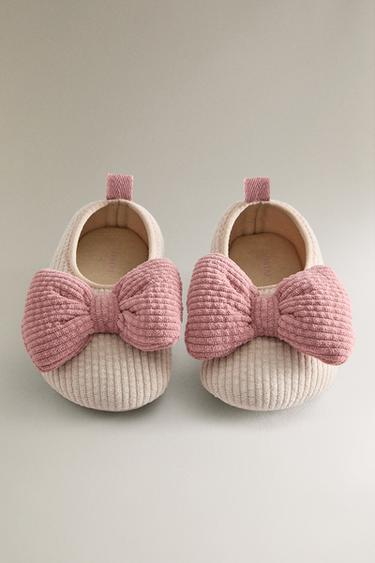KIDS' BALLERINAS WITH BOW - Beige by Zara - Image 2