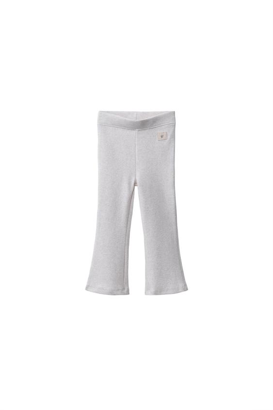 Zara FLARE LABEL LEGGINGS - Sand / Marl - Image 0