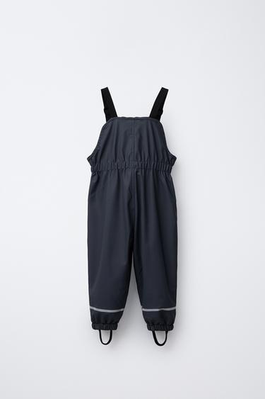 SALOPETTE GOMMÉE RÉSISTANTE À L'EAU - Bleu marine de Zara - Image 1