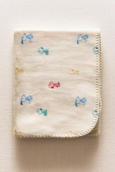 Zara PEANUTS™ CHILDREN’S FLEECE BLANKET - Multicolored
