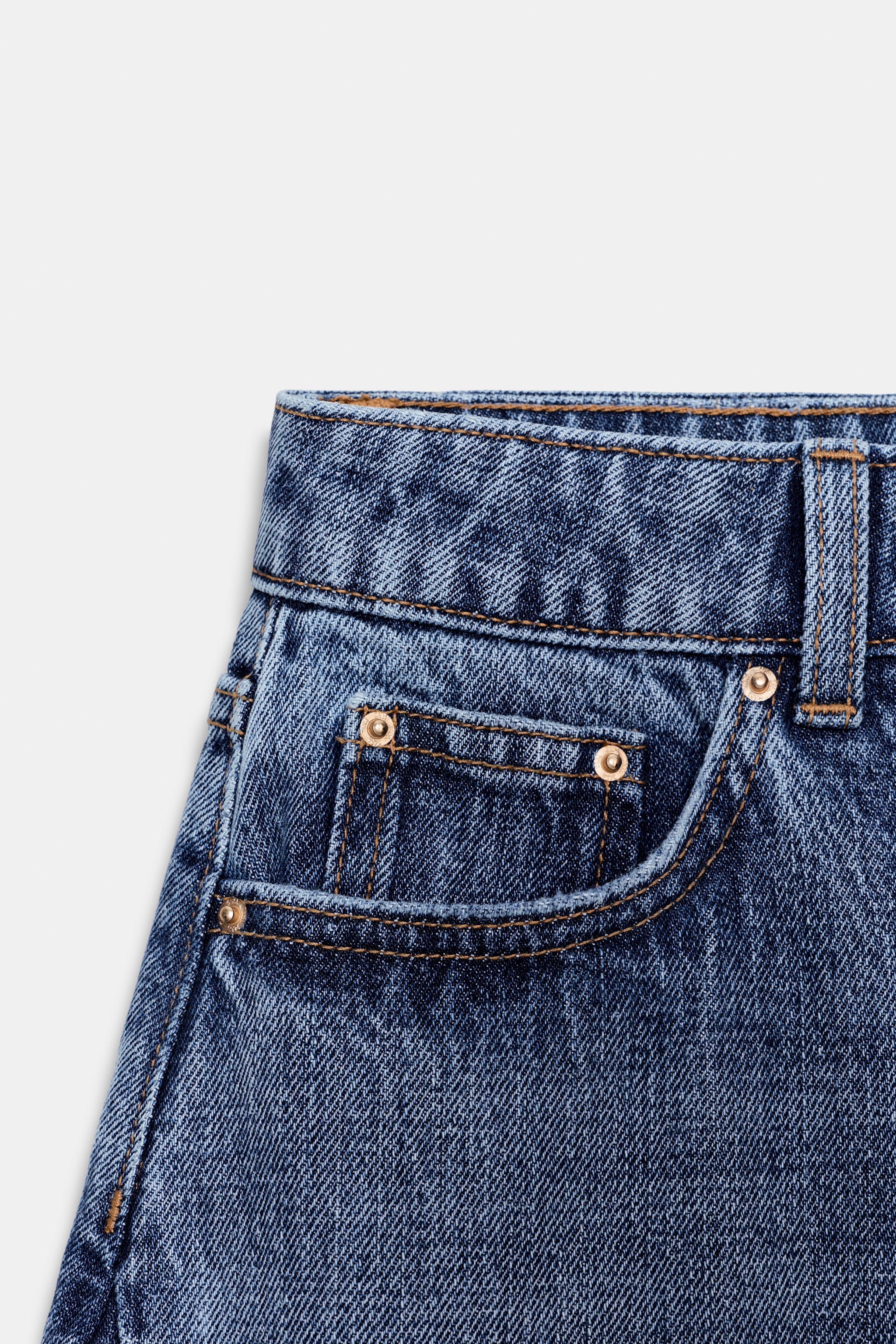 Z1975 HIGH WAISTED BARREL JEANS WITH SEAMS