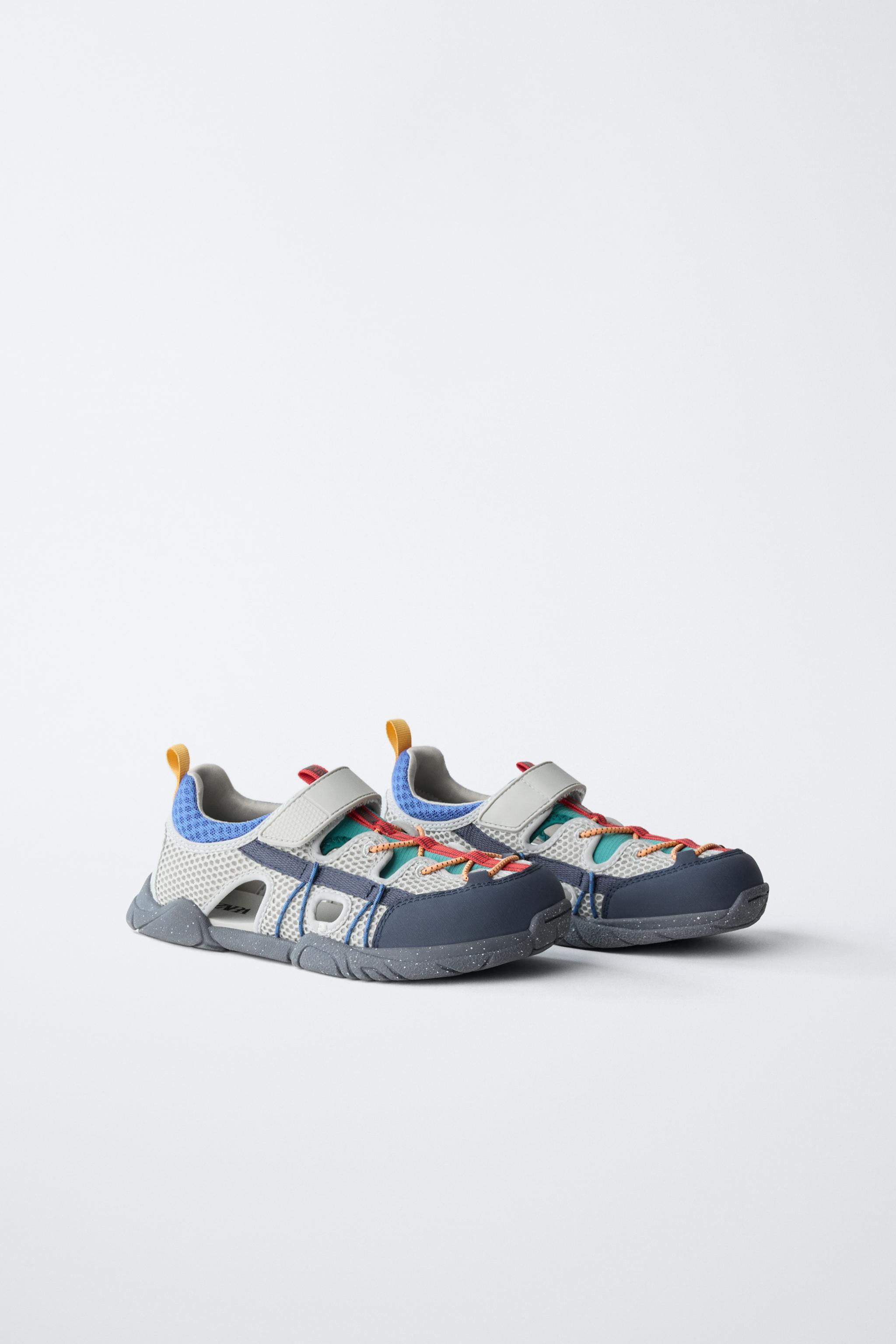 BAREFOOT SNEAKERS WITH CUTOUTS — Multi-color (alternate view)