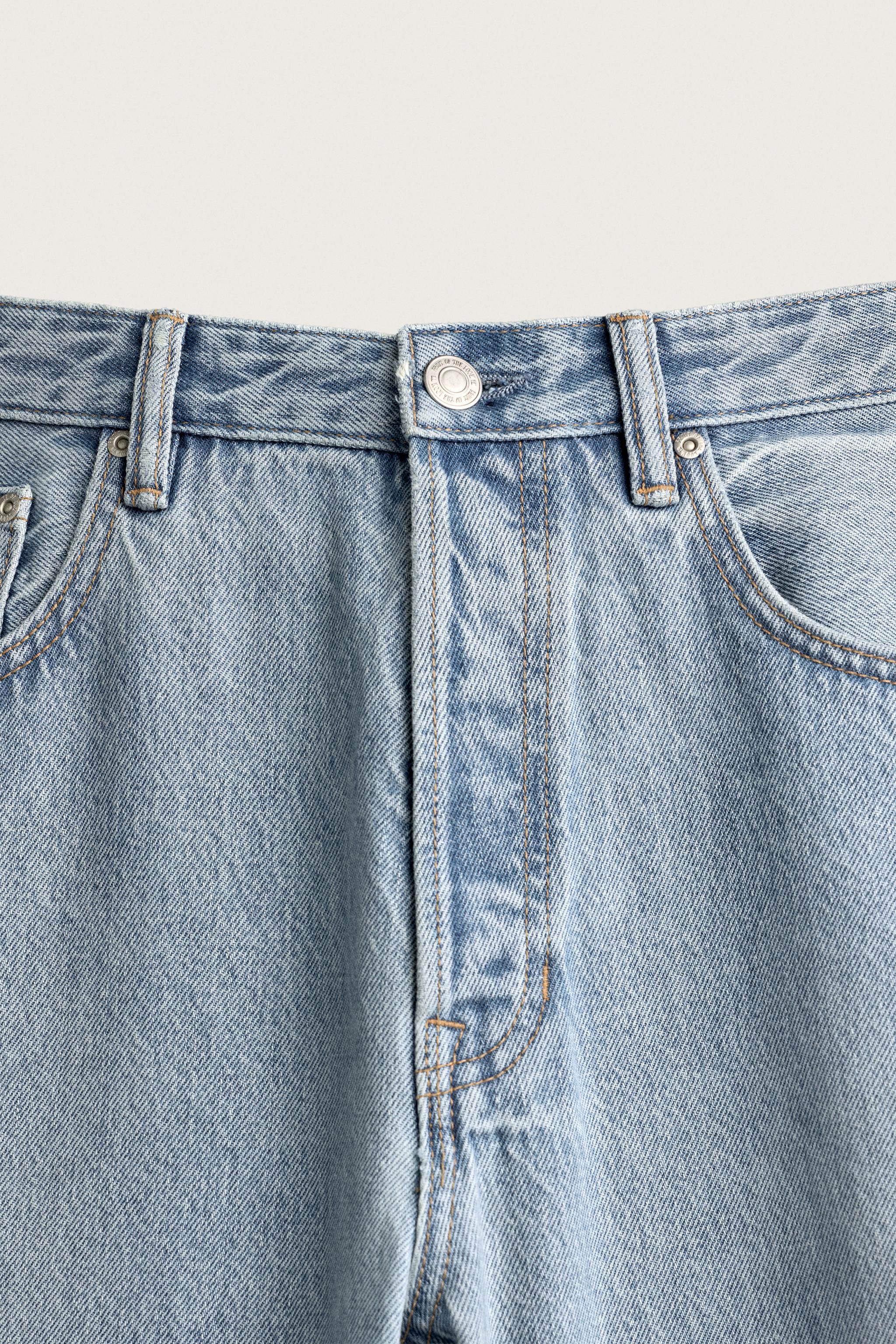 Zara FRUIT OF THE LOOM™ STRAIGHT FIT JEAN görsel 8